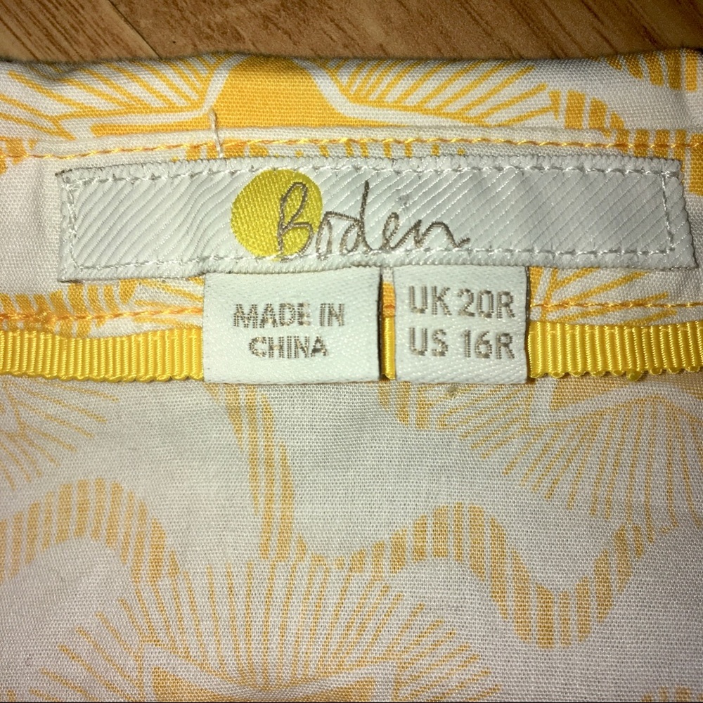 *SOLD* Boden Stars Stripes Midi Button Up Dress16R - Picture 8 of 8